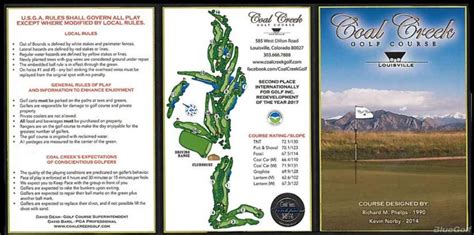 Coal Creek Golf Course Course Profile Course Database