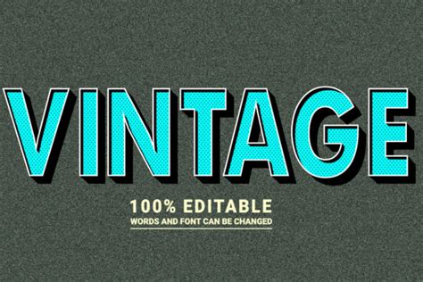 15 Vintage Text Effect Photoshop Free Designs And Graphics