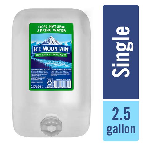 Ice Mountain Natural Spring Water 25 Gallon