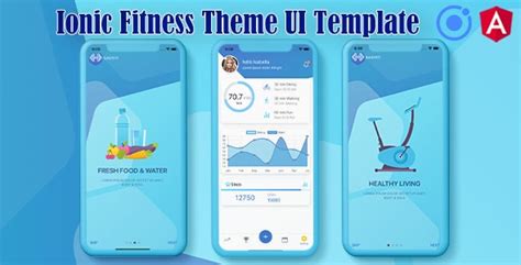 Ionic 5 Angular 8 Fitness Ui Theme Template App Starter App By
