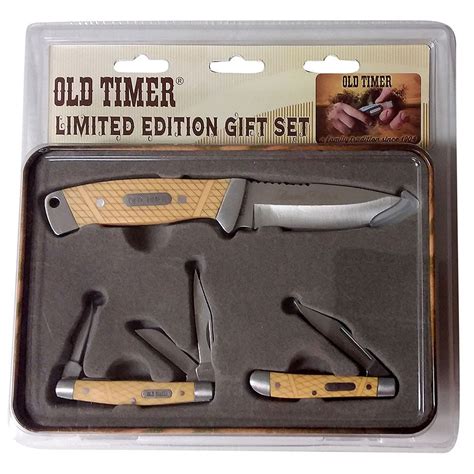 Schrade Old Timer Knife T Set 3pc Agri Supply 116663