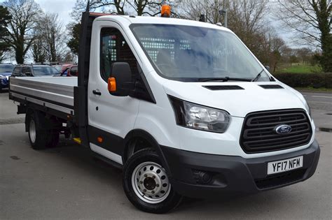Used Ford Transit 20 350 L5 130 Euro 6 14ft Dropside Truck Rwd Drw For