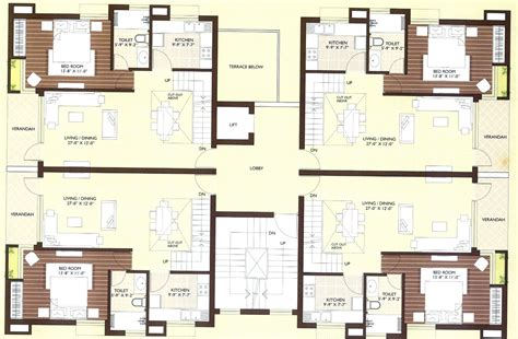 Duplex Apartments Floor Plans When The Two Plans Differ We Display