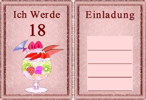 Geburtstag sollen vor allem eins: Einladungskarten 18 Geburtstag Kostenlos Zum Ausdrucken