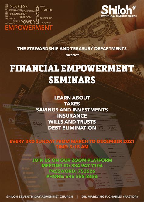 Financial Empowerment Seminars – Shiloh Seventh-day Adventist Church