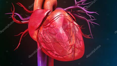 인간의 심장 해부학 — 스톡 사진 © Sciencepics 112248656