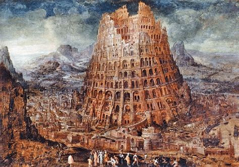 The Great Tower Of Babel Ancient Babylon As Imagined By Van