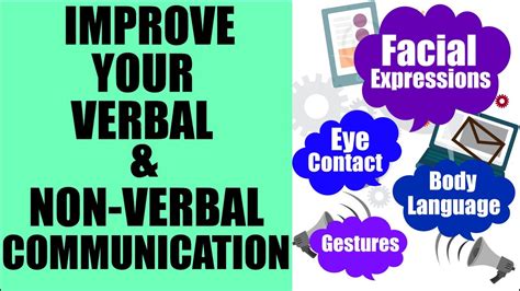 How To Improve Verbal And Non Verbal Communication Skills Verbal And