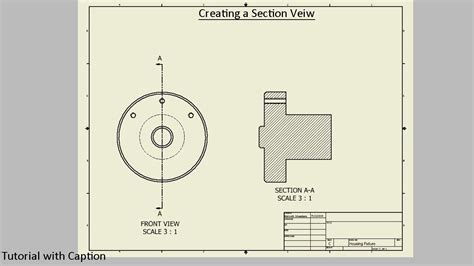 Sectional View Engineering Drawing Exercises At Getdrawings Free Download