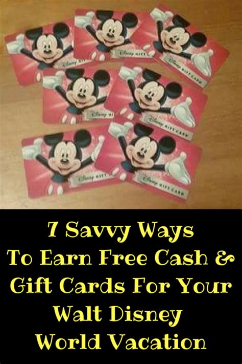Maybe you would like to learn more about one of these? 7 Savvy Ways To Earn Free Cash & Gift Cards For Your Walt ...