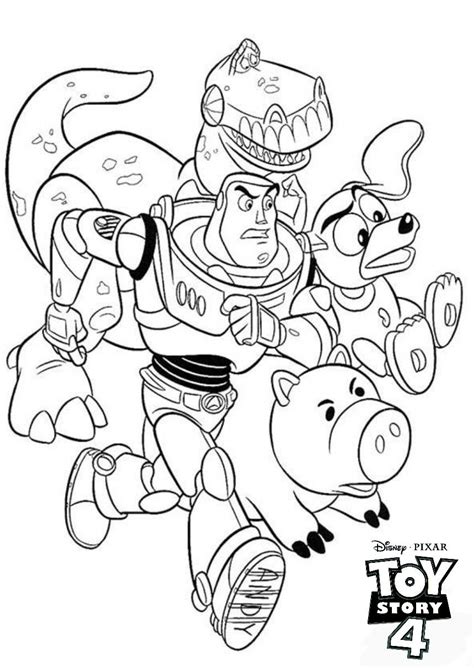 I have loved these movies since they first came out. Toy Story 4 Characters Coloring Pages on | Toy story ...