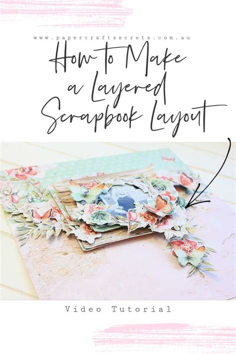 How To Make A Layered Scrapbook Layout