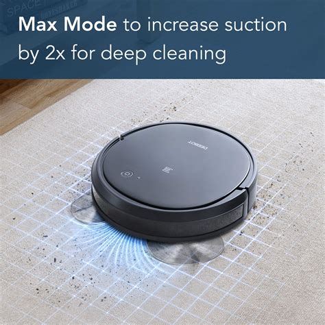 Ecovacs Deebot 500 Robotic Vacuum Cleaner With Max Power Suction Bundle With Echo Dot 3rd Gen