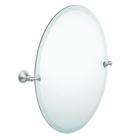 Nordic oval bathroom mirror american mirror bathroom vanity wall. Moen DN2692BN Glenshire Bathroom Oval Tilting Mirror ...