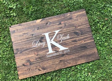 Etsy is the home to thousands of handmade vintage and one of a kind products. Alternative wedding guest book wood guest book wedding ...