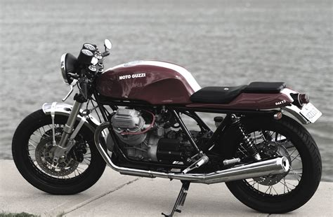 Track days often end in tears, they… Moto Guzzi 850T3 Cafe Racer | Return of the Cafe Racers