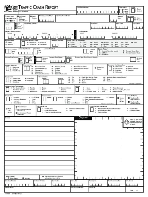 Ohio State Crash Reports Fill Online Printable Fillable Blank