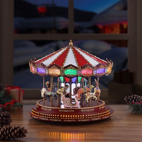 15 In Marquee Deluxe Carousel Mr Christmas