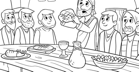 The Last Supper Coloring Page Download Print Or Color Online For Free