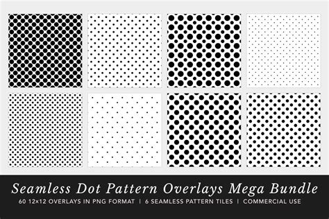 Seamless Dot Patterns Mega Bundle Steinmixedmedia