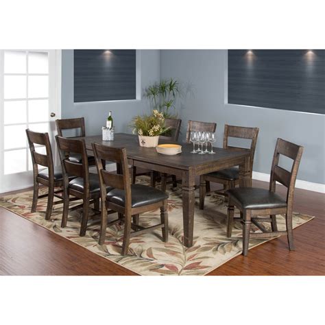 Sunny Designs Homestead 2 Dining Table Set For Eight Fashion