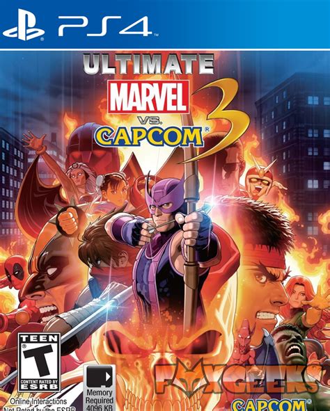 Ultimate Marvel Vs Capcom 3 Premium Ps4 Fox Geeks