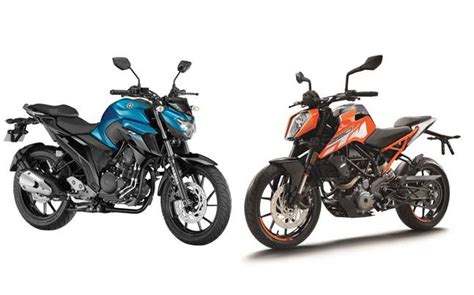 См., неисправен, птс, с пробегом. KTM 250 Duke vs Yamaha FZ-25 - Auto News