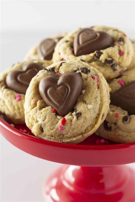 Valentines Day Chocolate Chip Cookies Practically Homemade