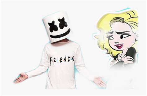Friends Marshmello Anne Marie Drawing Png Download Drawings Of Anne