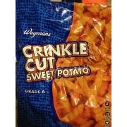 Salt & vinegar flavoured crinkle cut potato chips: Wegmans Crinkle Cut Sweet Potato: Calories, Nutrition ...