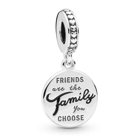 Best friend heart love silver charm bead eurostyle pandora sized. Pandora Friends Are Family Dangle Charm - 798124EN16 | Ben ...