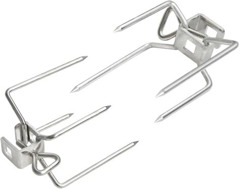 Onlyfire 6102 Grill Stainless Steel Rotisserie Meat Forks Fits For