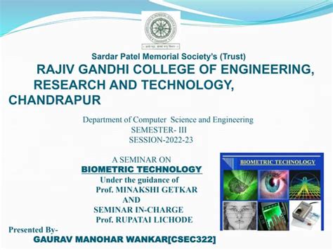Seminar On Biometric Technology1pptxpptx