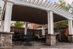 Pitched Retractable Canopy In Oakville ShadeFX Canopies