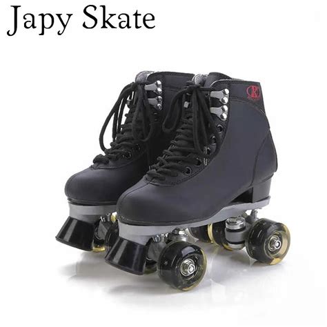 Japy Skate Double Roller Skates With Black Led Lighting Wheels Unisex 4