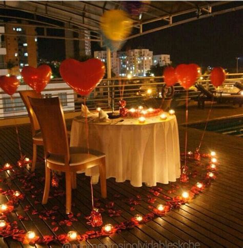 No te arrepentirás, sin duda una cena romántica es la. Decoraciones para kilote | Decoracion cena romantica ...