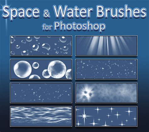 25 Sets Of Water Photoshop Brushes For Splashing Designs Photoshop