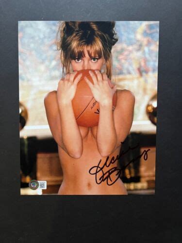 Jeanie Buss Hot Autographed Signed Sexy Playboy 8x10 Photo Beckett BAS