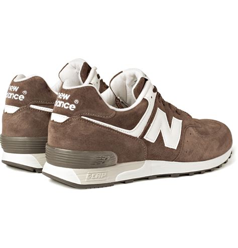 New Balance 576 Suede Running Sneakers In Brown For Men Lyst