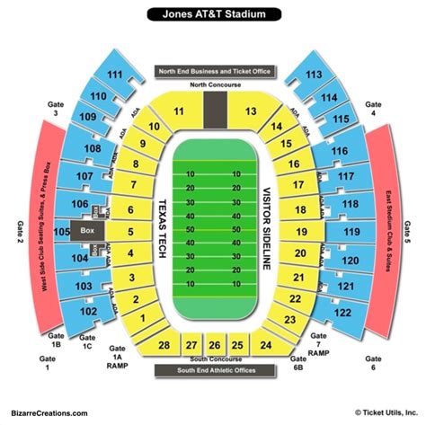 At And T Stadium Seating Chart