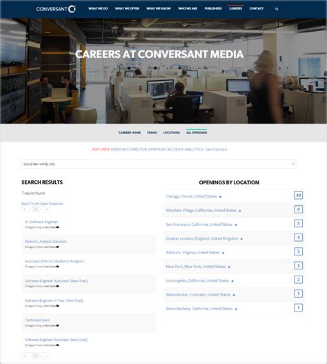 5 of the Best Company Career Site Job Searches | Ongig Blog