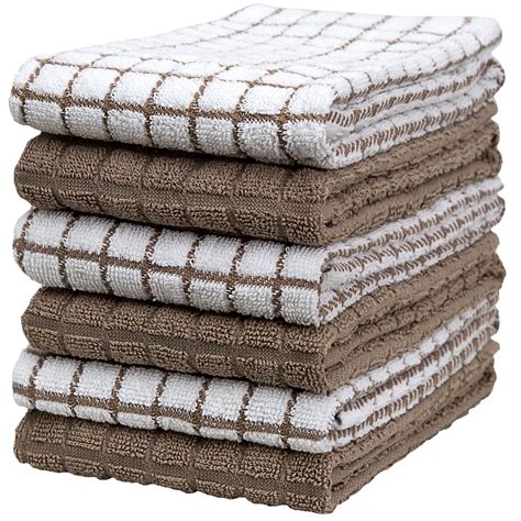 10 best cotton dish towels of june 2021. Premium Kitchen Towels (16"x 28", 6 Pack) - Large Cotton ...