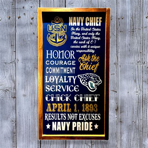 Chick Chief Navy Chief Navy Pride Etsy
