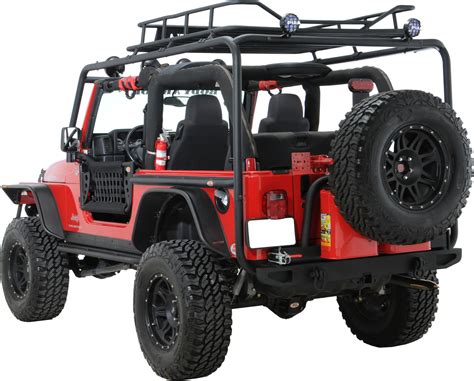 Body Armor Tj 6124 Roof Rack Base Kit For 04 06 Jeep® Wrangler Tj