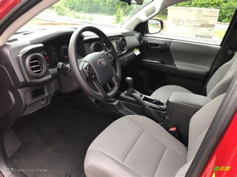 Cement Gray Interior 2018 Toyota Tacoma Sr Access Cab 4x4 Photo