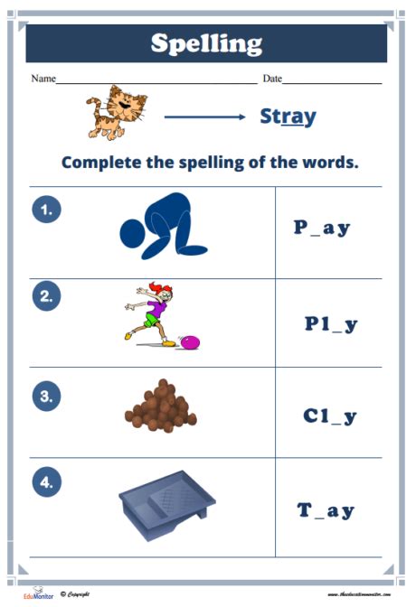 Making Spelling Worksheet