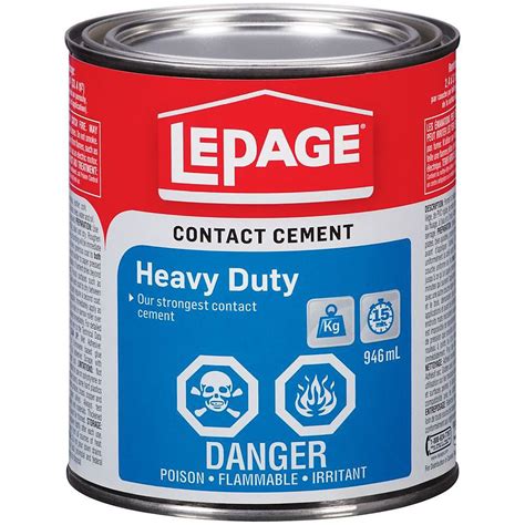 LePage Heavy Duty Contact Cement 946mL | The Home Depot Canada