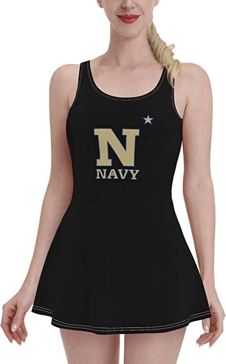 Ypgzrscx Us Navy Naval Academy Printed Womens Dress Swimsuits Swim