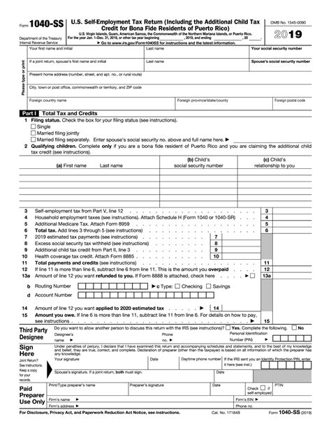 Form 1040 Social Security Worksheet 2022
