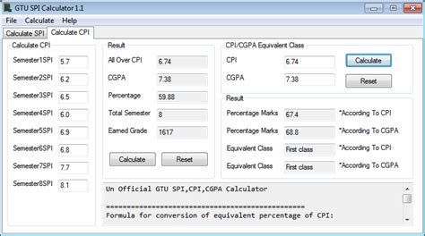 Make use of the online tool cgpa calculator and evaluate the grades quickly and accurately. GTU Calculator: GTU SPI /CPI/CGPA Calculator